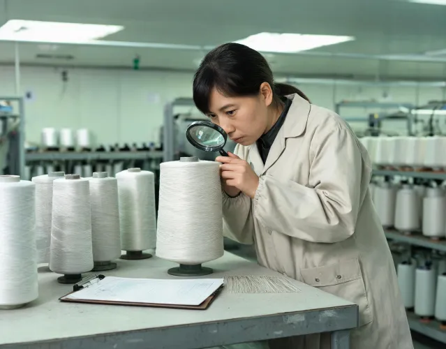 Fiber and yarn material reviewer