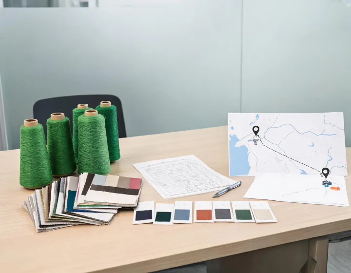 Textile material inquiry coordination desk
